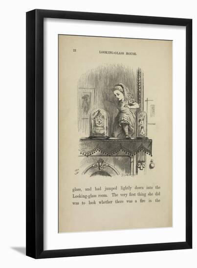 Alice in the Looking-glass Room-John Tenniel-Framed Giclee Print