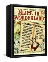 Alice in Wonderland, 1933-null-Framed Stretched Canvas
