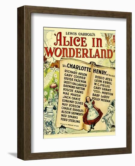 Alice in Wonderland, 1933-null-Framed Art Print