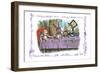 Alice in Wonderland: A Mad Tea Party-John Tenniel-Framed Art Print