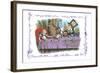 Alice in Wonderland: A Mad Tea Party-John Tenniel-Framed Art Print