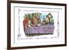 Alice in Wonderland: A Mad Tea Party-John Tenniel-Framed Art Print