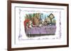 Alice in Wonderland: A Mad Tea Party-John Tenniel-Framed Art Print