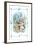 Alice in Wonderland: Advice from a Caterpillar-John Tenniel-Framed Art Print