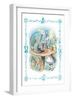 Alice in Wonderland: Advice from a Caterpillar-John Tenniel-Framed Art Print