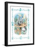 Alice in Wonderland: Advice from a Caterpillar-John Tenniel-Framed Art Print