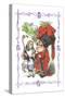 Alice in Wonderland: Alice and the Duchess-John Tenniel-Stretched Canvas