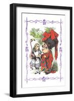 Alice in Wonderland: Alice and the Duchess-John Tenniel-Framed Art Print