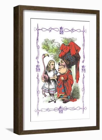 Alice in Wonderland: Alice and the Duchess-John Tenniel-Framed Art Print