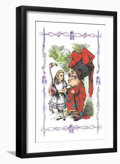 Alice in Wonderland: Alice and the Duchess-John Tenniel-Framed Art Print