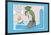 Alice in Wonderland: Alice and the Mock Turtle-John Tenniel-Framed Art Print