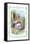 Alice in Wonderland: Alice and the Pig-Baby-John Tenniel-Framed Stretched Canvas