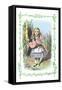 Alice in Wonderland: Alice and the Pig-Baby-John Tenniel-Framed Stretched Canvas