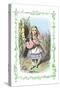 Alice in Wonderland: Alice and the Pig-Baby-John Tenniel-Stretched Canvas