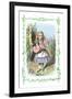 Alice in Wonderland: Alice and the Pig-Baby-John Tenniel-Framed Art Print