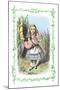 Alice in Wonderland: Alice and the Pig-Baby-John Tenniel-Mounted Art Print