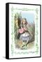 Alice in Wonderland: Alice and the Pig-Baby-John Tenniel-Framed Stretched Canvas