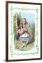 Alice in Wonderland: Alice and the Pig-Baby-John Tenniel-Framed Art Print