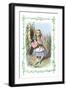 Alice in Wonderland: Alice and the Pig-Baby-John Tenniel-Framed Art Print