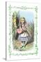 Alice in Wonderland: Alice and the Pig-Baby-John Tenniel-Stretched Canvas