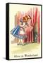 Alice in Wonderland, Alice Finds Door-null-Framed Stretched Canvas