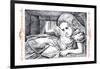 Alice in Wonderland: Alice Grows Large-John Tenniel-Framed Art Print