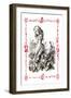 Alice in Wonderland: Alice Tips over the Jury Box-John Tenniel-Framed Art Print