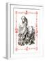 Alice in Wonderland: Alice Tips over the Jury Box-John Tenniel-Framed Art Print