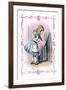 Alice in Wonderland: Alice Tries the Golden Key-John Tenniel-Framed Art Print