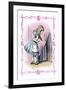 Alice in Wonderland: Alice Tries the Golden Key-John Tenniel-Framed Art Print