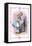 Alice in Wonderland: Alice Tries the Golden Key-John Tenniel-Framed Stretched Canvas