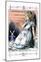 Alice in Wonderland: Alice Watches the White Rabbit-John Tenniel-Mounted Art Print