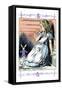 Alice in Wonderland: Alice Watches the White Rabbit-John Tenniel-Framed Stretched Canvas