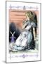 Alice in Wonderland: Alice Watches the White Rabbit-John Tenniel-Mounted Art Print