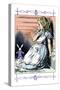Alice in Wonderland: Alice Watches the White Rabbit-John Tenniel-Stretched Canvas