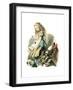 Alice in Wonderland by John Tenniel-Piddix-Framed Art Print