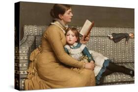 Alice in Wonderland, C.1879-George Dunlop Leslie-Stretched Canvas