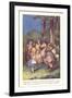 Alice in Wonderland, Caucus Race-null-Framed Art Print