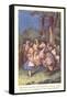 Alice in Wonderland, Caucus Race-null-Framed Stretched Canvas