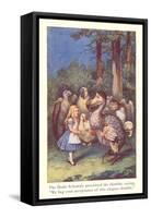 Alice in Wonderland, Caucus Race-null-Framed Stretched Canvas