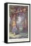 Alice in Wonderland, Cheshire Cat-null-Framed Stretched Canvas