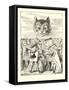 Alice in Wonderland, Cheshire Cat-null-Framed Stretched Canvas