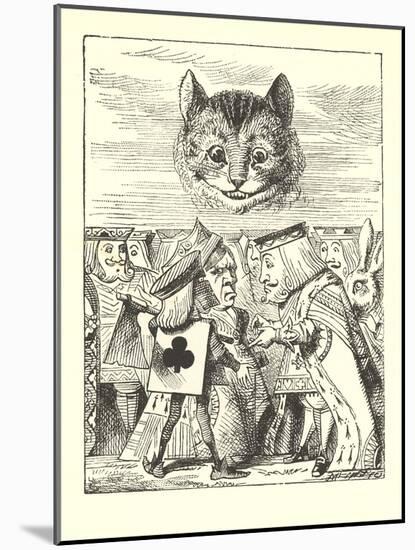 Alice in Wonderland, Cheshire Cat-null-Mounted Art Print