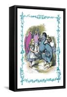 Alice in Wonderland: Dodo Gives Alice a Thimble-John Tenniel-Framed Stretched Canvas