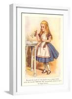 Alice in Wonderland, Drink Me-null-Framed Art Print