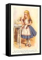 Alice in Wonderland, Drink Me-null-Framed Stretched Canvas