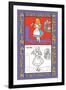 Alice in Wonderland: Drink Me-John Tenniel-Framed Art Print