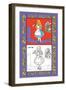 Alice in Wonderland: Drink Me-John Tenniel-Framed Art Print