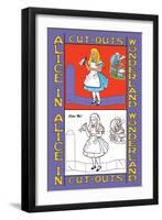 Alice in Wonderland: Drink Me-John Tenniel-Framed Art Print