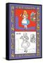 Alice in Wonderland: Drink Me-John Tenniel-Framed Stretched Canvas